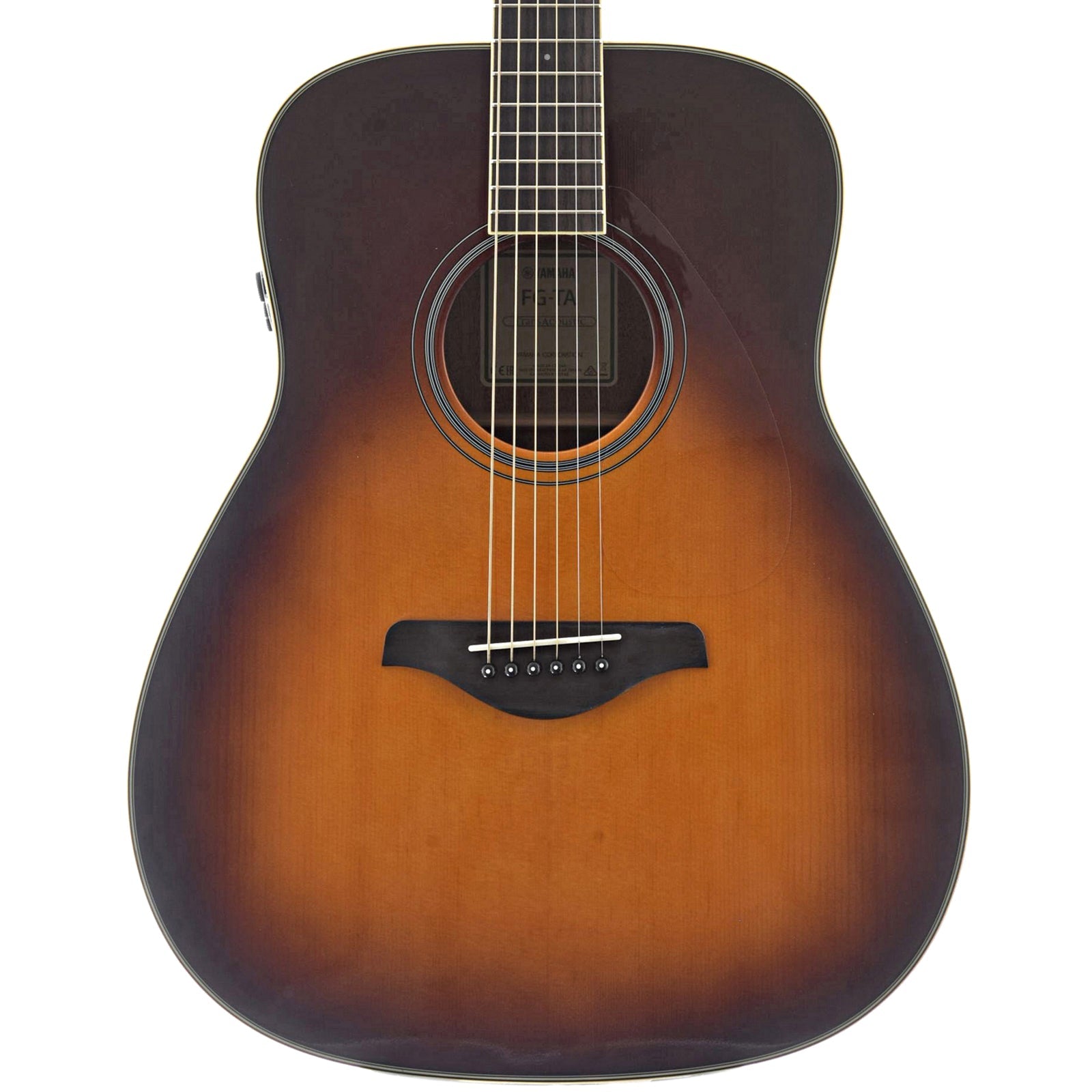 Yamaha FG-TA Brown Sunburst TransAcoustic Guitar – Elderly Instruments