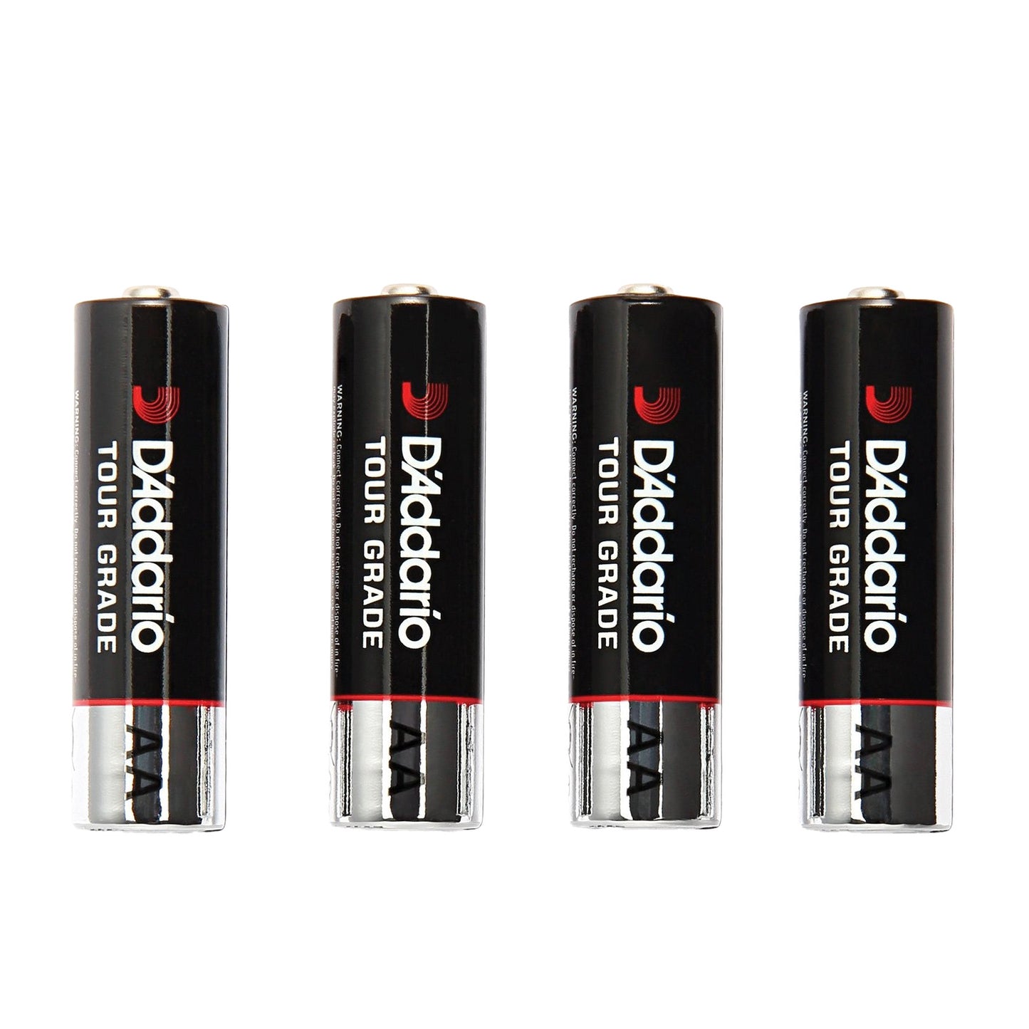 D'Addario Tour Grade AA Batteries, 4-Pack Loose