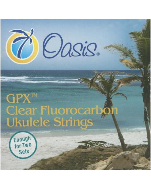 Image 1 of Oasis UKE-8001F Bright Low G Uke Set, All Fluorocarbon Strings - SKU# OU8001F : Product Type Strings : Elderly Instruments