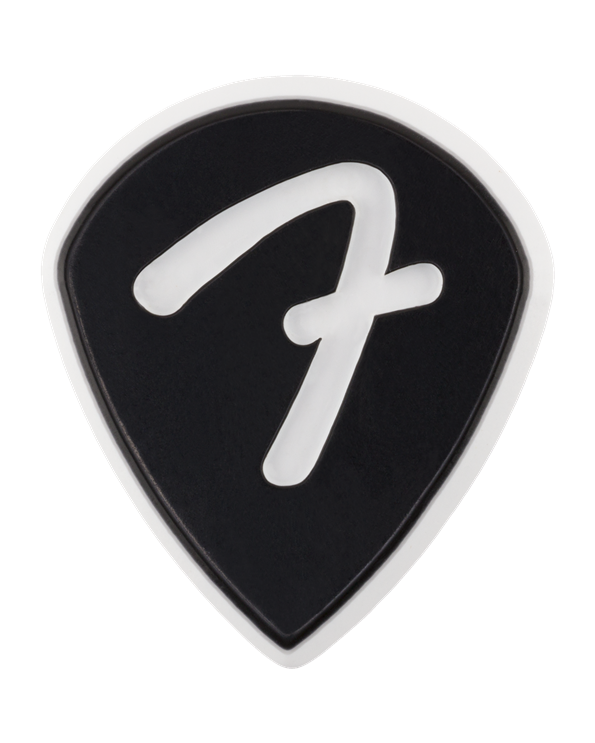 Image 1 of Fender F Grip 551 Picks, Black, 3-Pack - SKU# FG551B : Product Type Accessories & Parts : Elderly Instruments