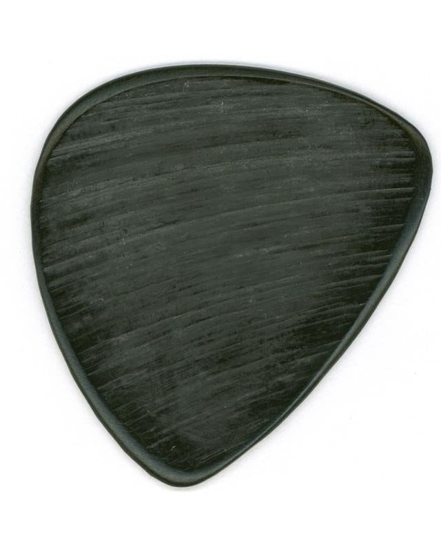 Front of Wegen D100B Dipper Picks, Set of 2, Black 1.00MM