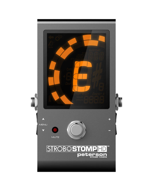 Front of Peterson SS-HD Strobostomp HD Strobe Pedal Tuner