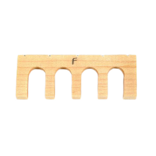 Morris Slotted 3/4" Banjo Bridge, Wide