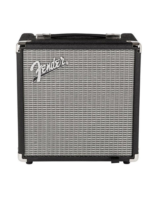 Front of Fender Rumble 15 Bass Combo Amplifier