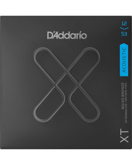 Image 1 of D'Addario XT 80/20 Bronze Regular Light Gauge Acoustic Guitar Strings - SKU# XTABR1253 : Product Type Strings : Elderly Instruments