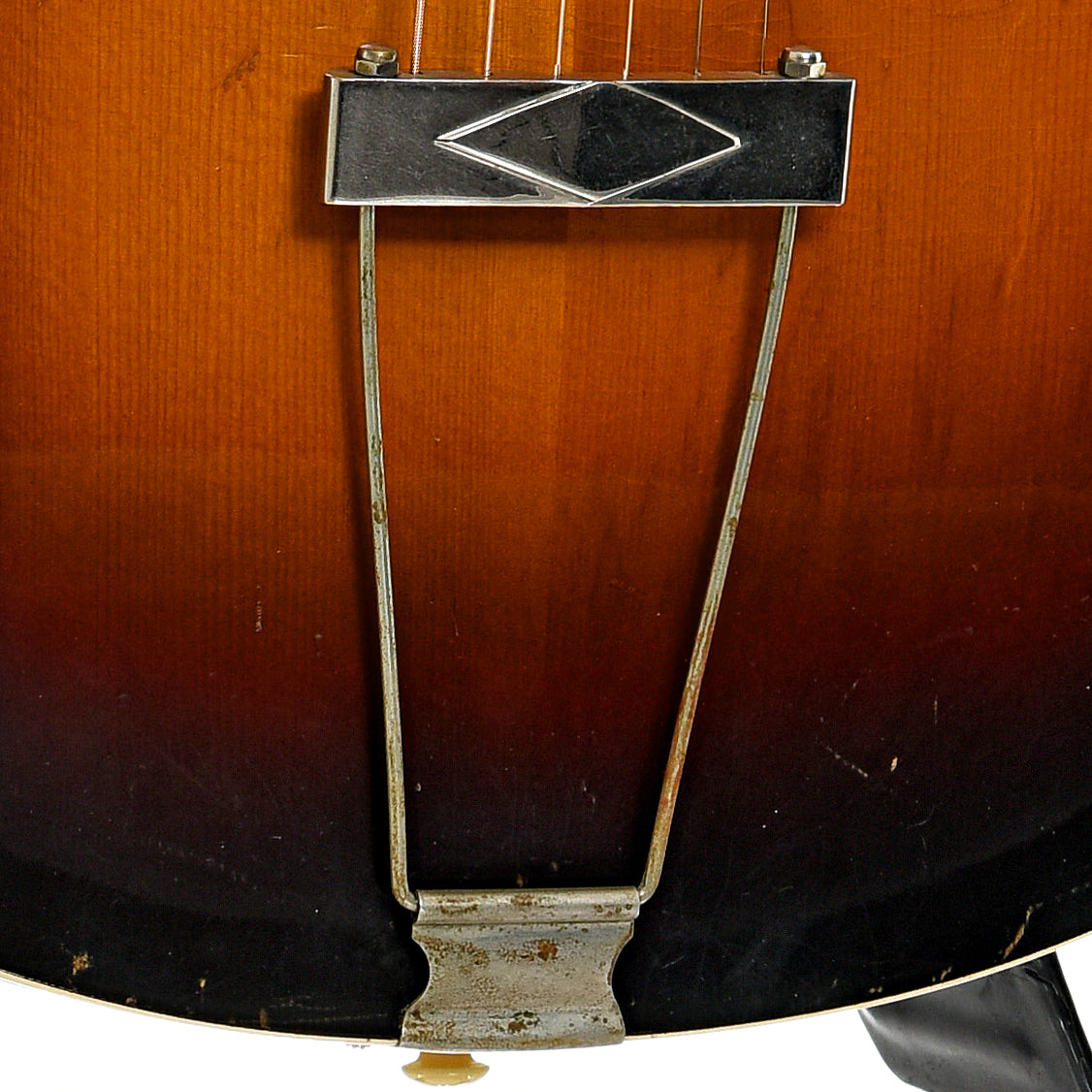 Tailpiece of Gibson L-50 Archtop Acoustic Guitar