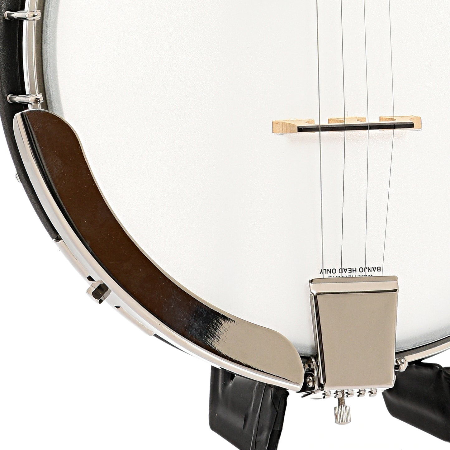 Armrest, tailpiece and bridge of Rover RB-20P Plectrum Openback Banjo (recent)