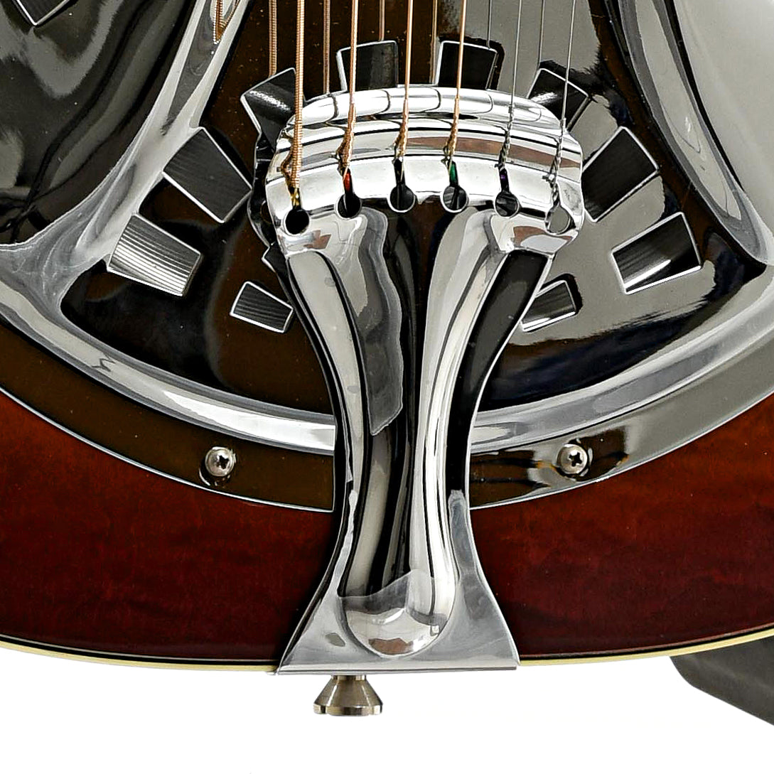 Tailpiece of Dobro Model 27 Deluxe Squareneck Resonator Guitar 