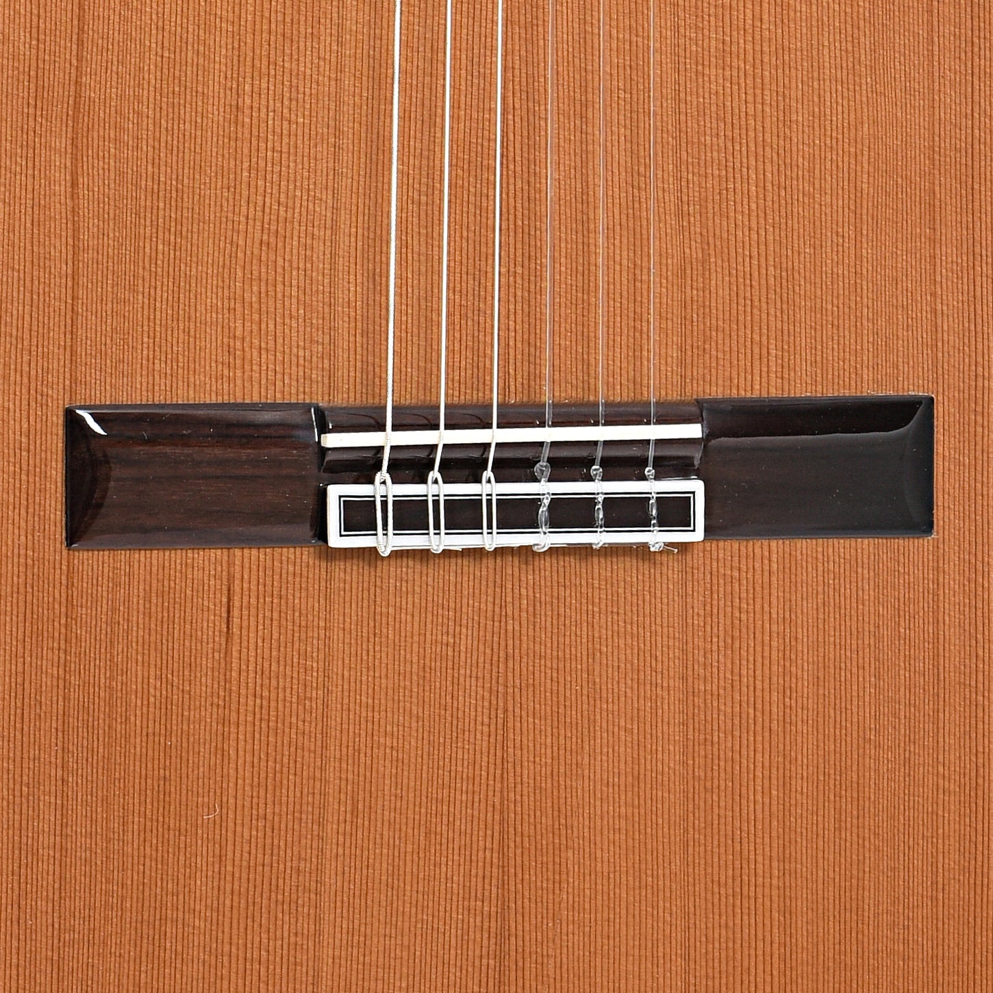 Bridge of Cordoba C7 Classical Guitar, Cedar Top (recent)