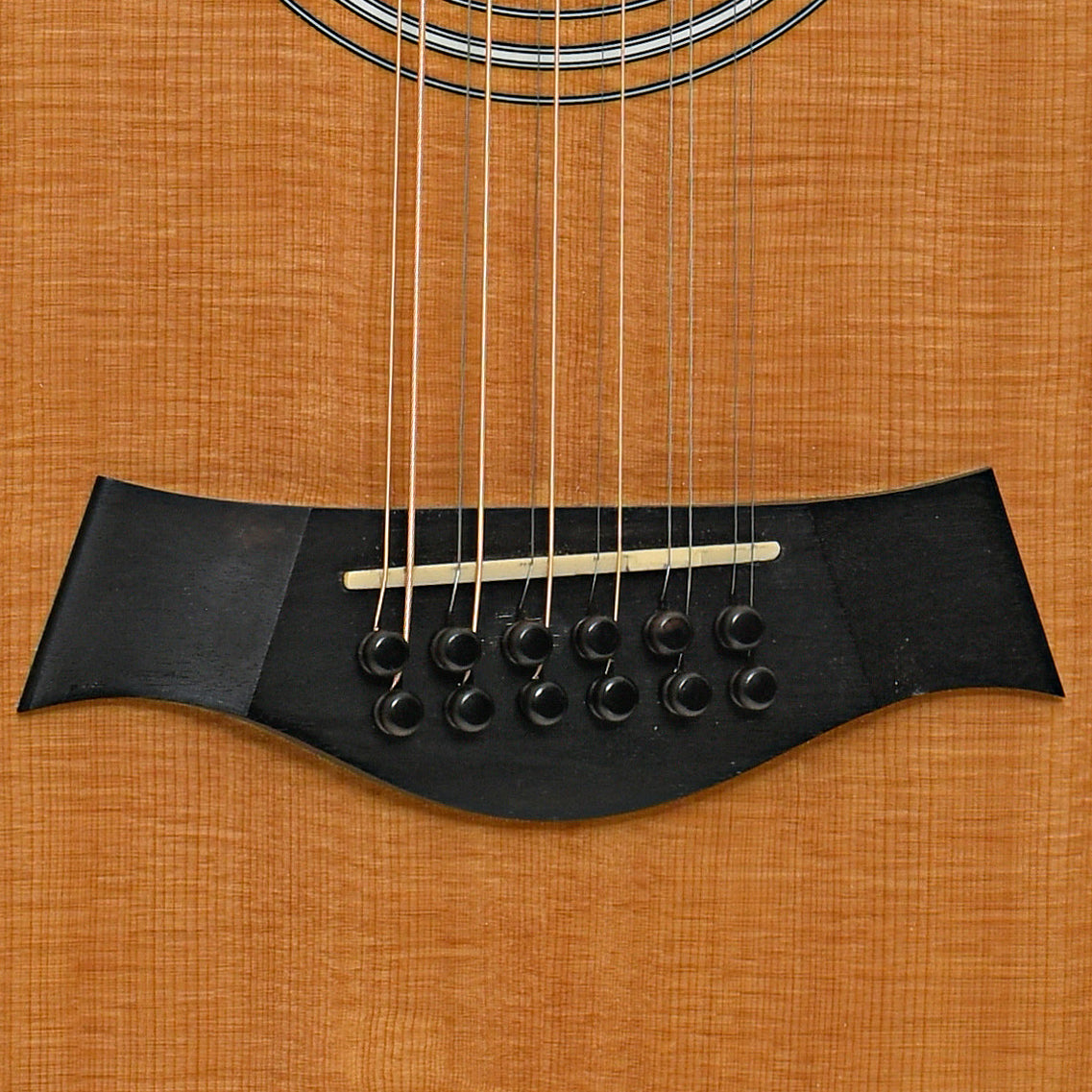 Bridge of Taylor GA3-12 12-String Acoustic Guitar (2007)