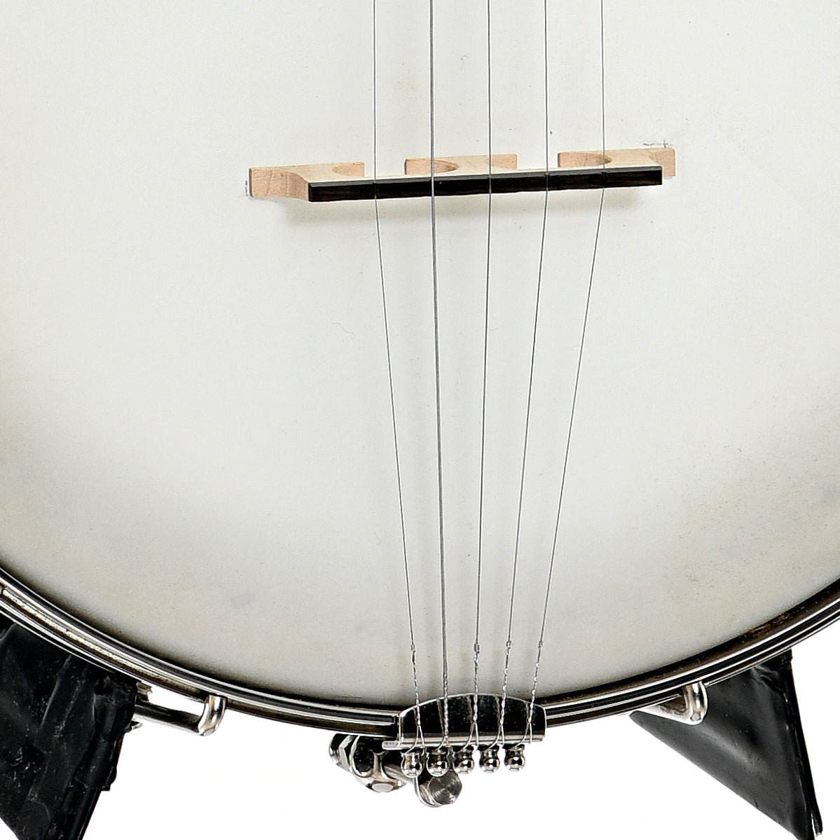 Tailpiece and bridge of Enoch Dobson Model  Openback Banjo (2015)