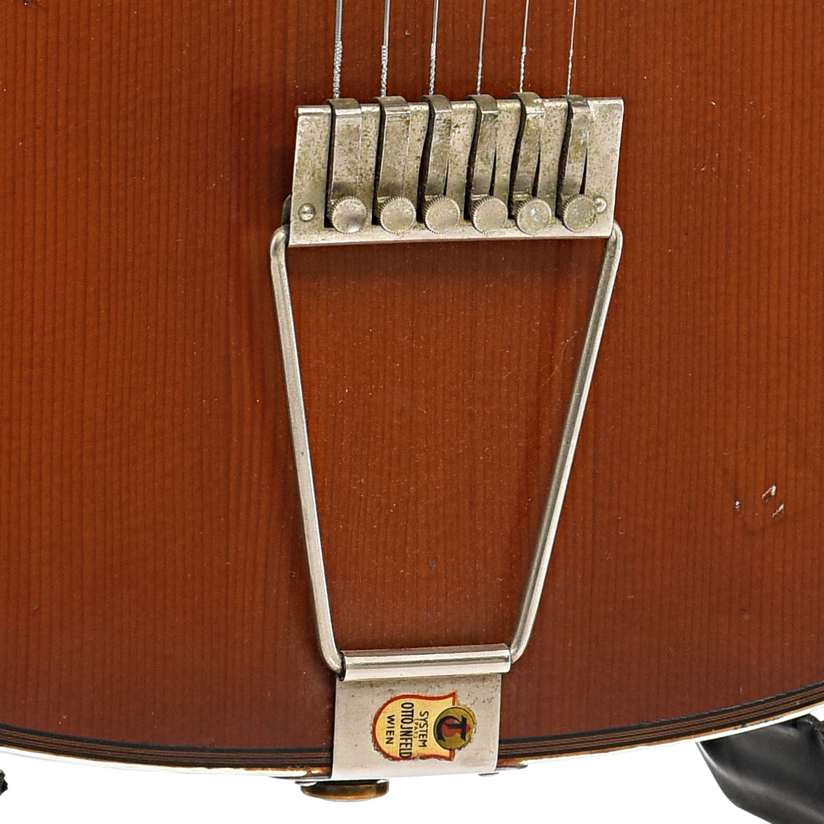 tailpiece of Augustino LoPrinzi Archtop Guitar (c.1975)