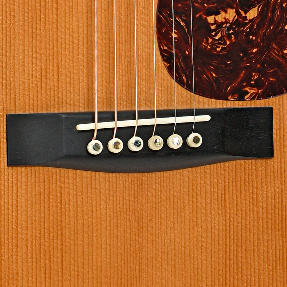 Bridge of Huss & Dalton TD-M Custom Acoustic Guitar (2008)