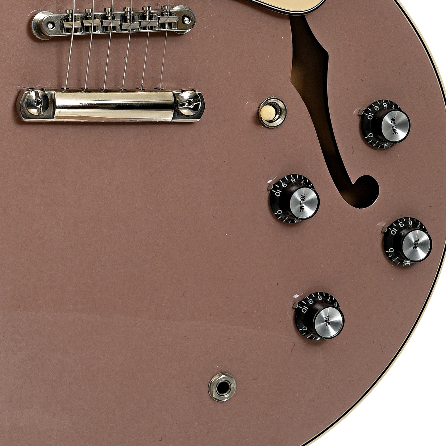 Bridge, tailpiece and controls of Gibson Memphis Limited Run ES-335 Big Block Retro (2017)