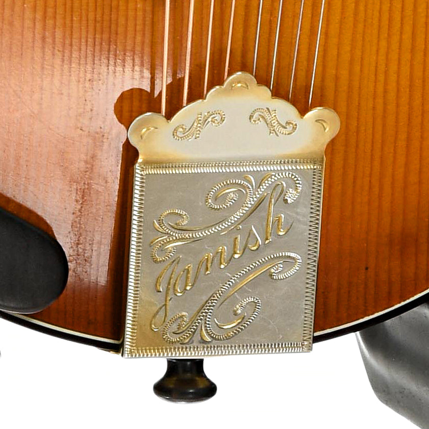 Tailpiece of Janish F5 JYN Mandolin 