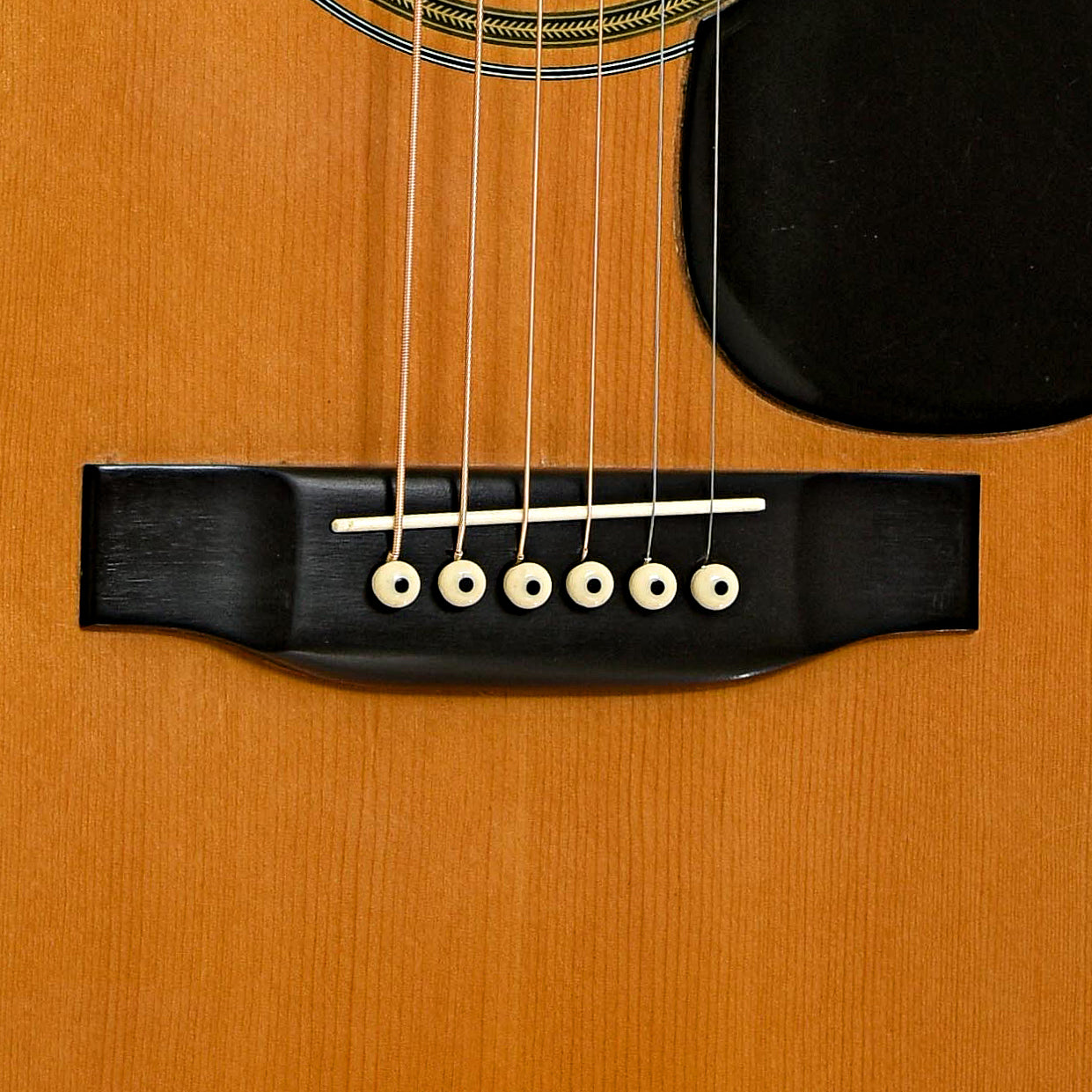 Bridge of Martin D-76 Acoustic Guitar 