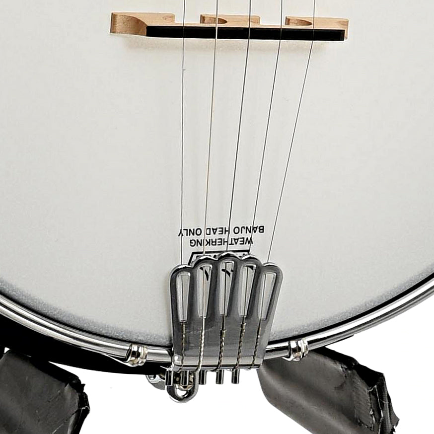 Bridge and tailpiece of Gold Tone AC-1LN Long Neck Openback Banjo