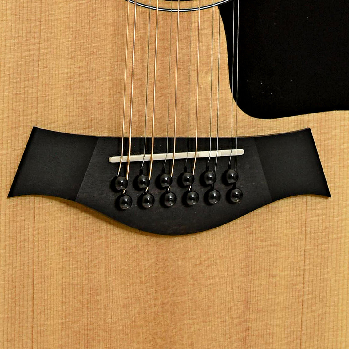 Bridge of Taylor 150e 12-String Guitar 