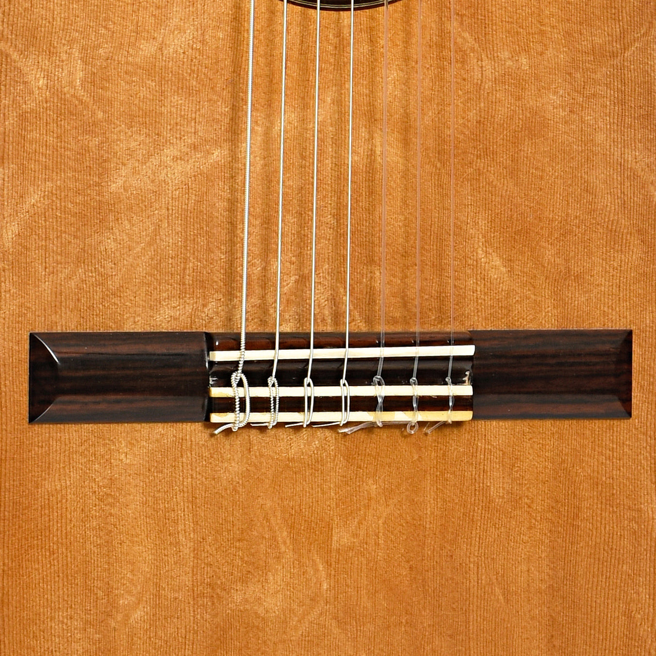 Bridge of Sergei de Jonge 7-String Classical Guitar (1981)