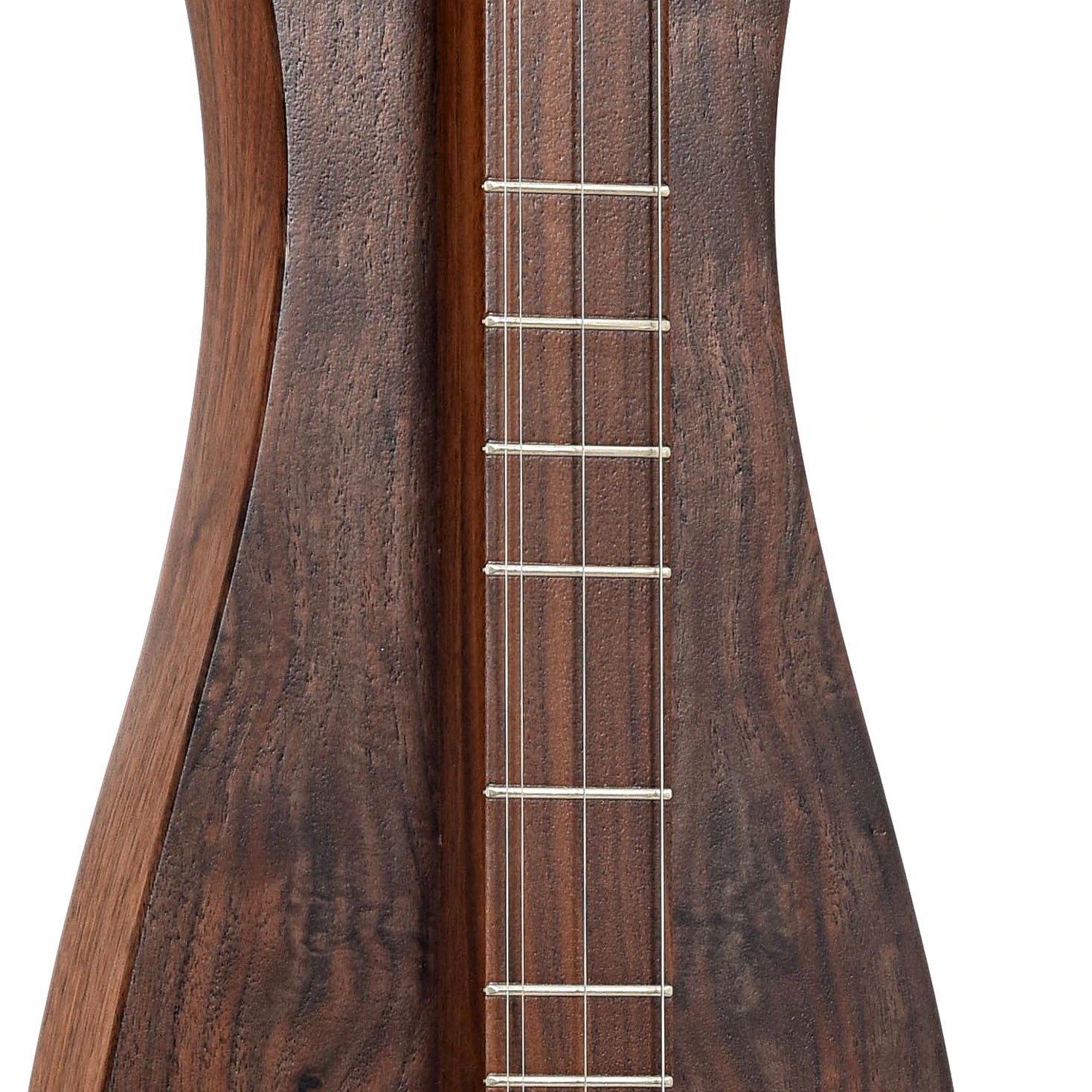 Waist of McSpadden 4FHWW Walnut Lap Dulcimer