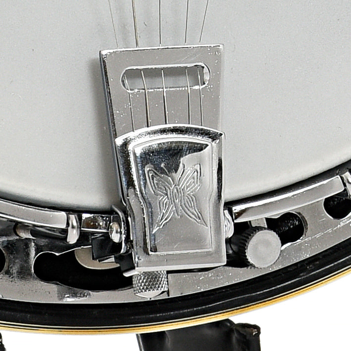 Tailpiece of Aria Bow Tie Resonator Banjo