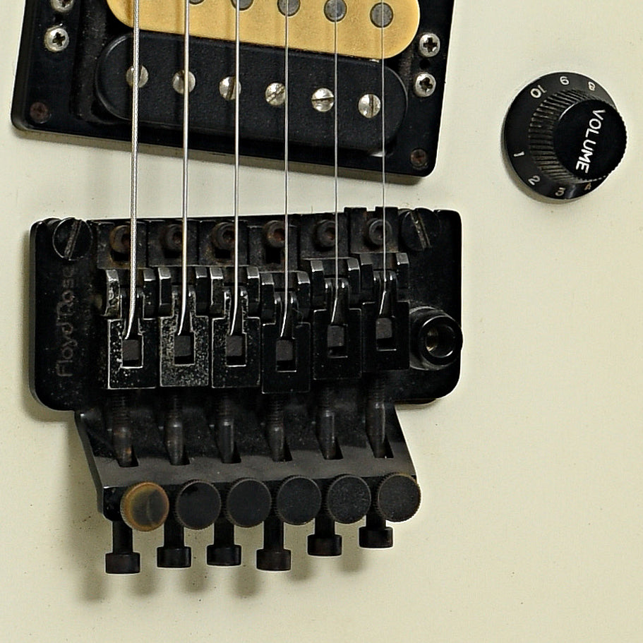 Floyd Rose tremolo and volume control of Kramer Baretta Electric Guitar (1985)