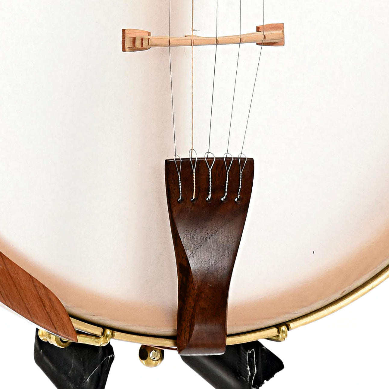 Bridge of C. Waldman 12" Chromatic (Step Side) Openback Banjo - No. 169