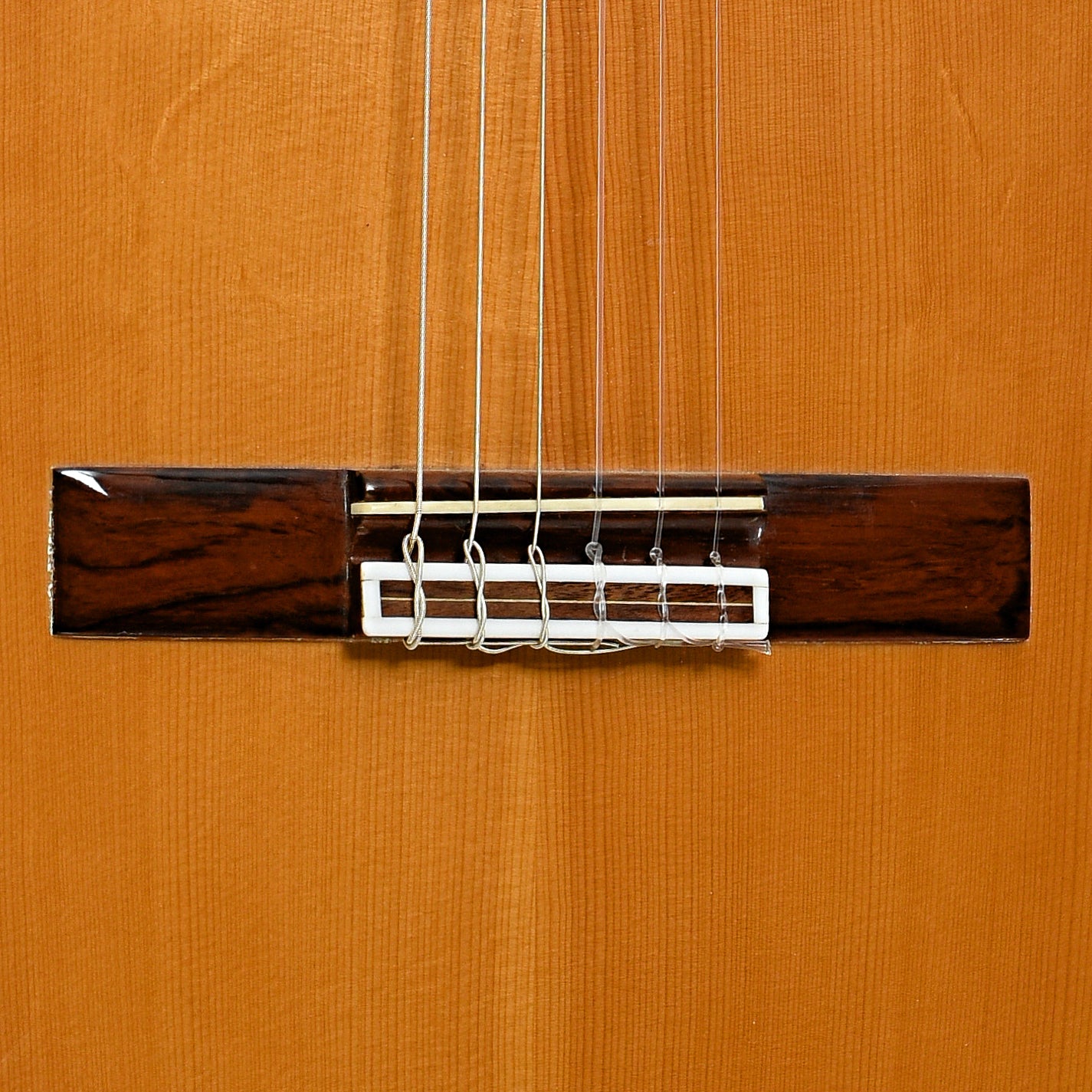 Bridge of Amalio Burguet 3A Classical Guitar 