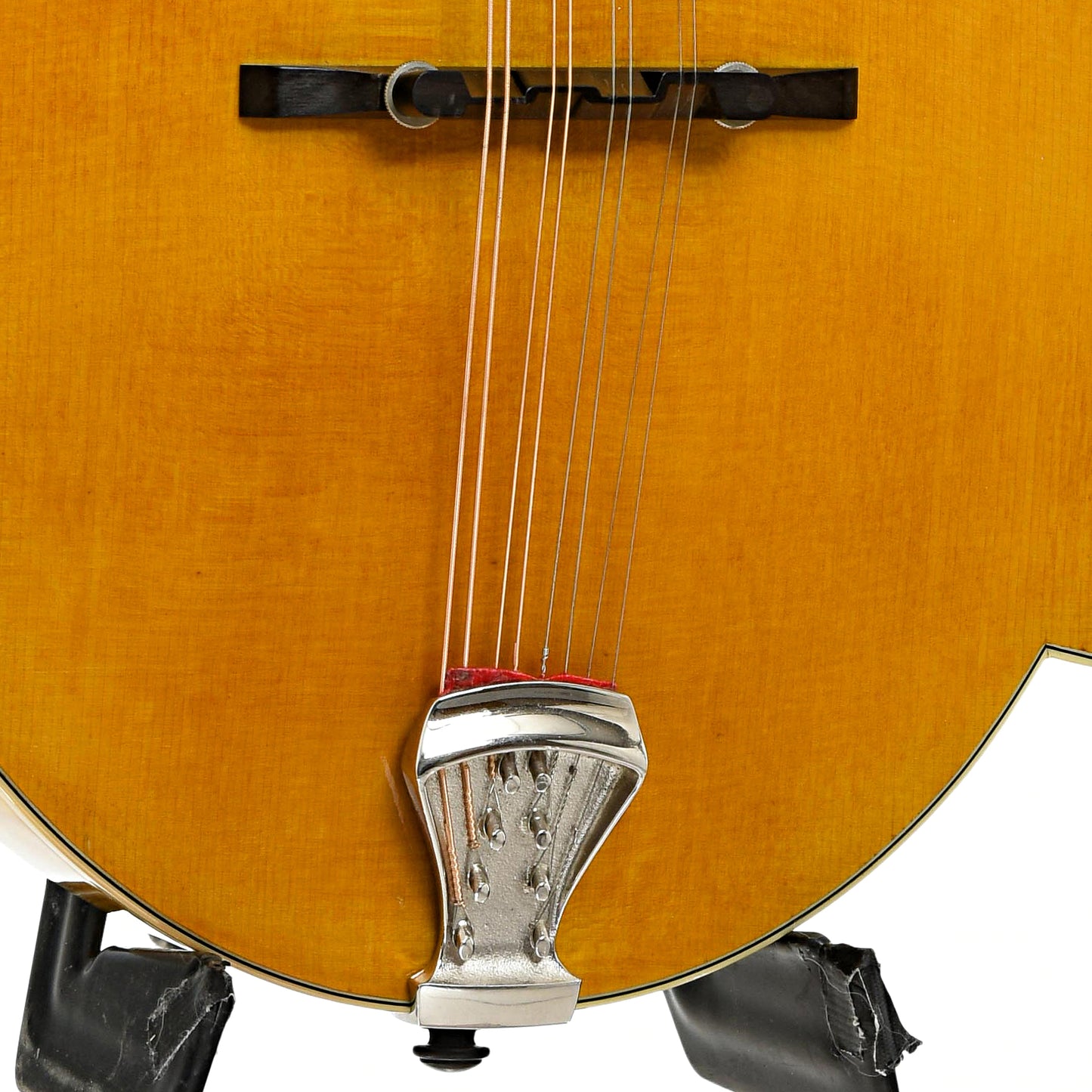 Bridge and tailpiece of Bluett F-4 Mandolin