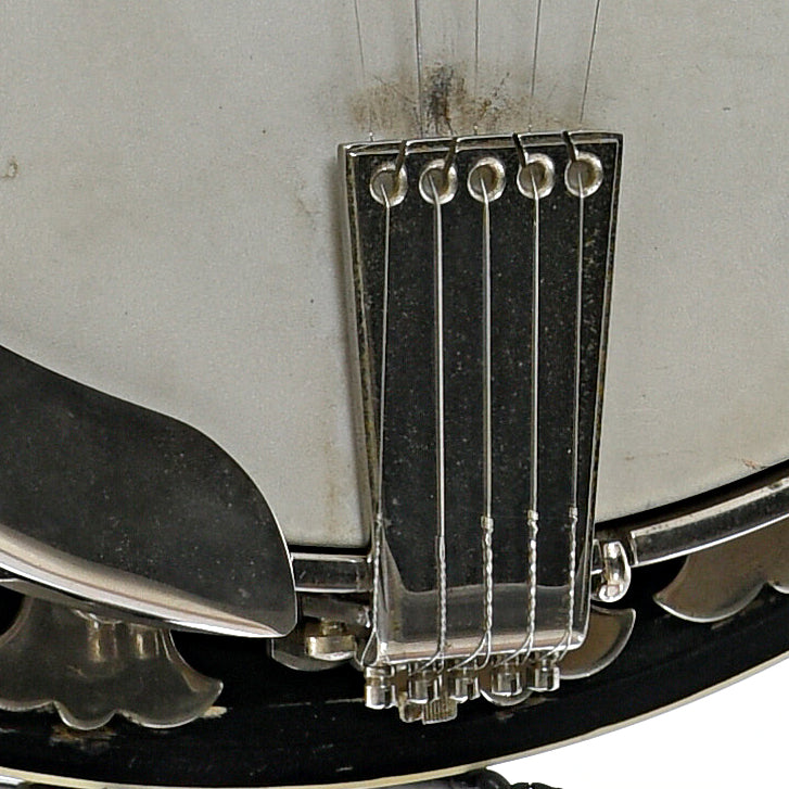 tailpiece of Deering Deluxe Resonator Banjo (1982)