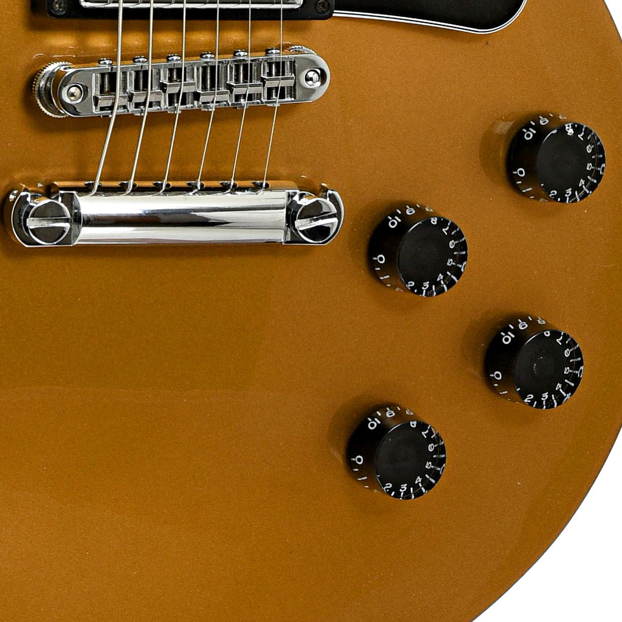 Bridge and controls of Gibson Les Paul Studio Joe Bonamassa