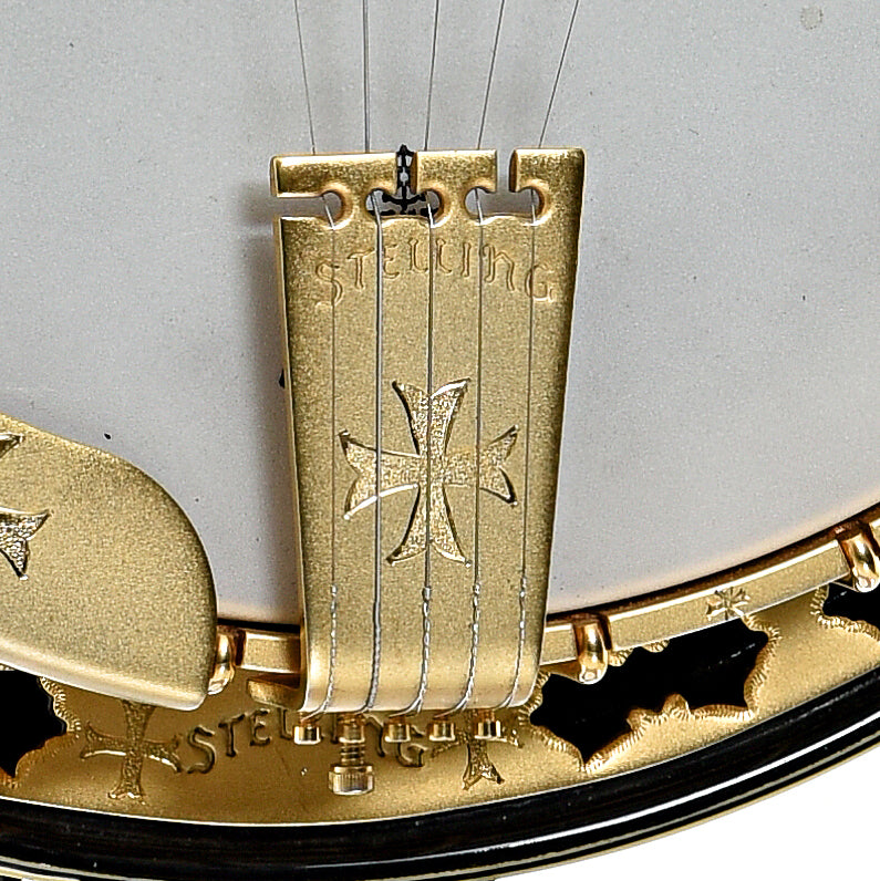 Tailpiece of Stelling Crusader Deluxe Resonator Banjo (2004)