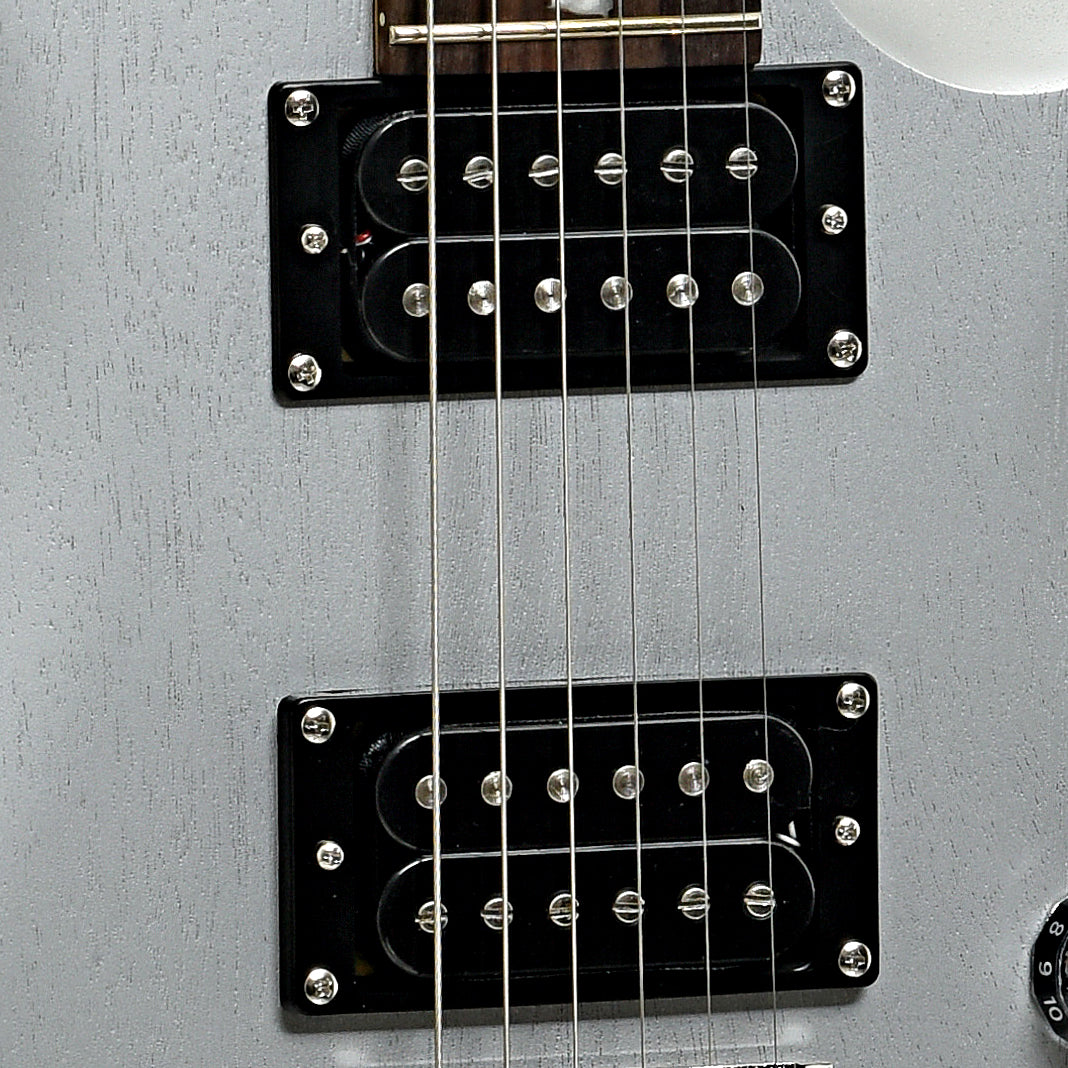 Pickups of PRS SE CE24 Satin Electric Guitar, Metallic Silver