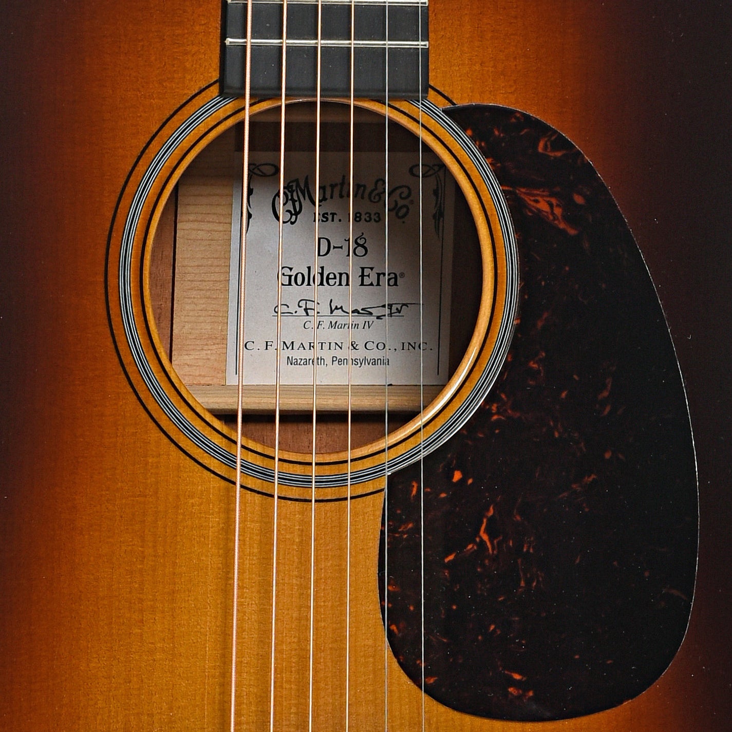 Martin D-18GE Sunburst Acoustic Guitar (2015)