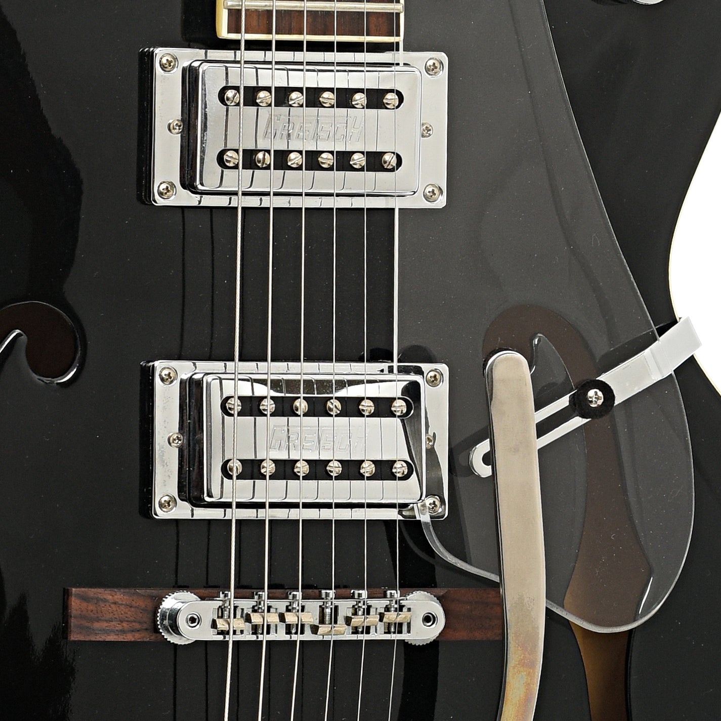 Bridge and pickups of Gretsch G5120 Electromatic Hollowbody Guitar (2007)