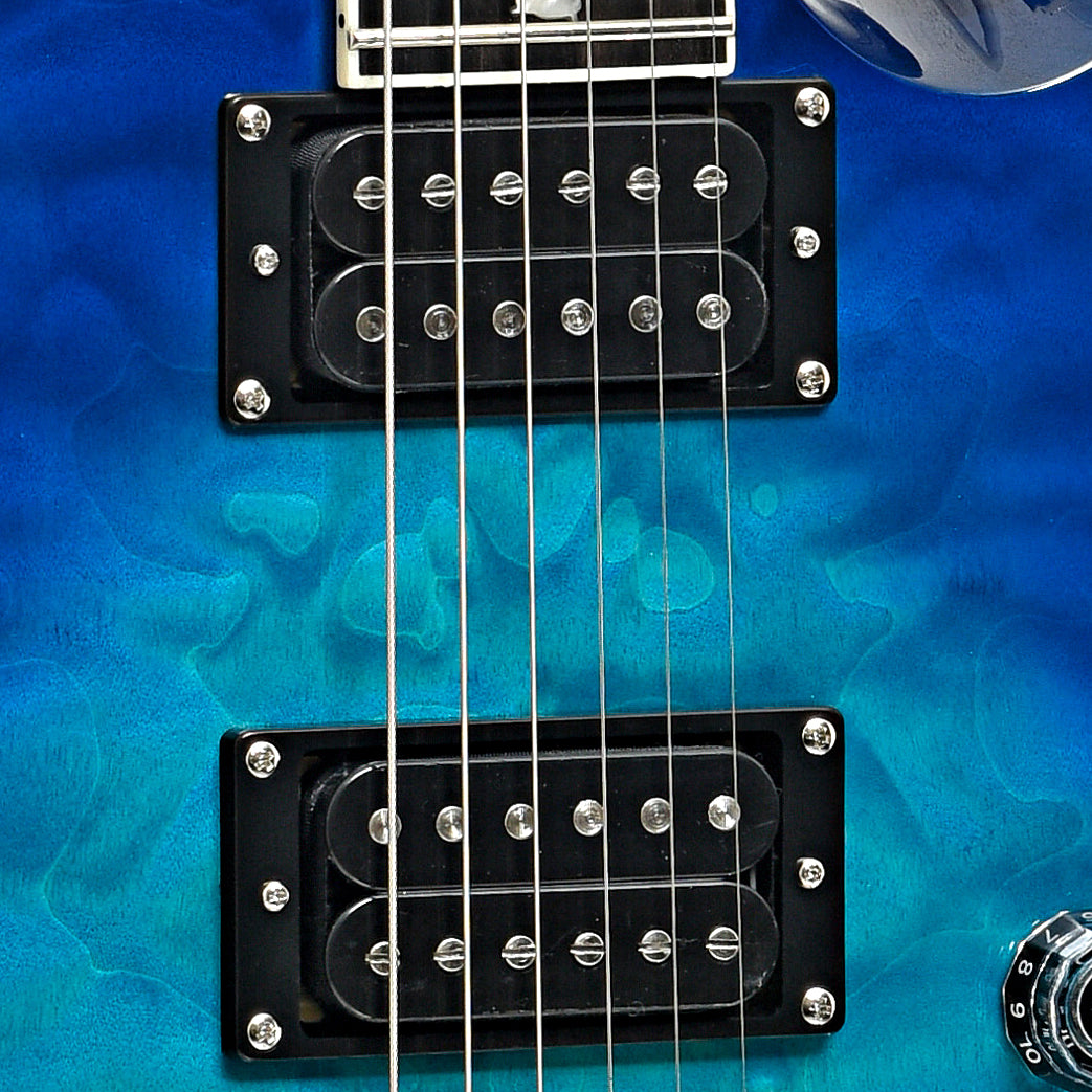 Pickups of PRS SE Custom 24-08 Quilt Top Lake Blue Electric Guitar