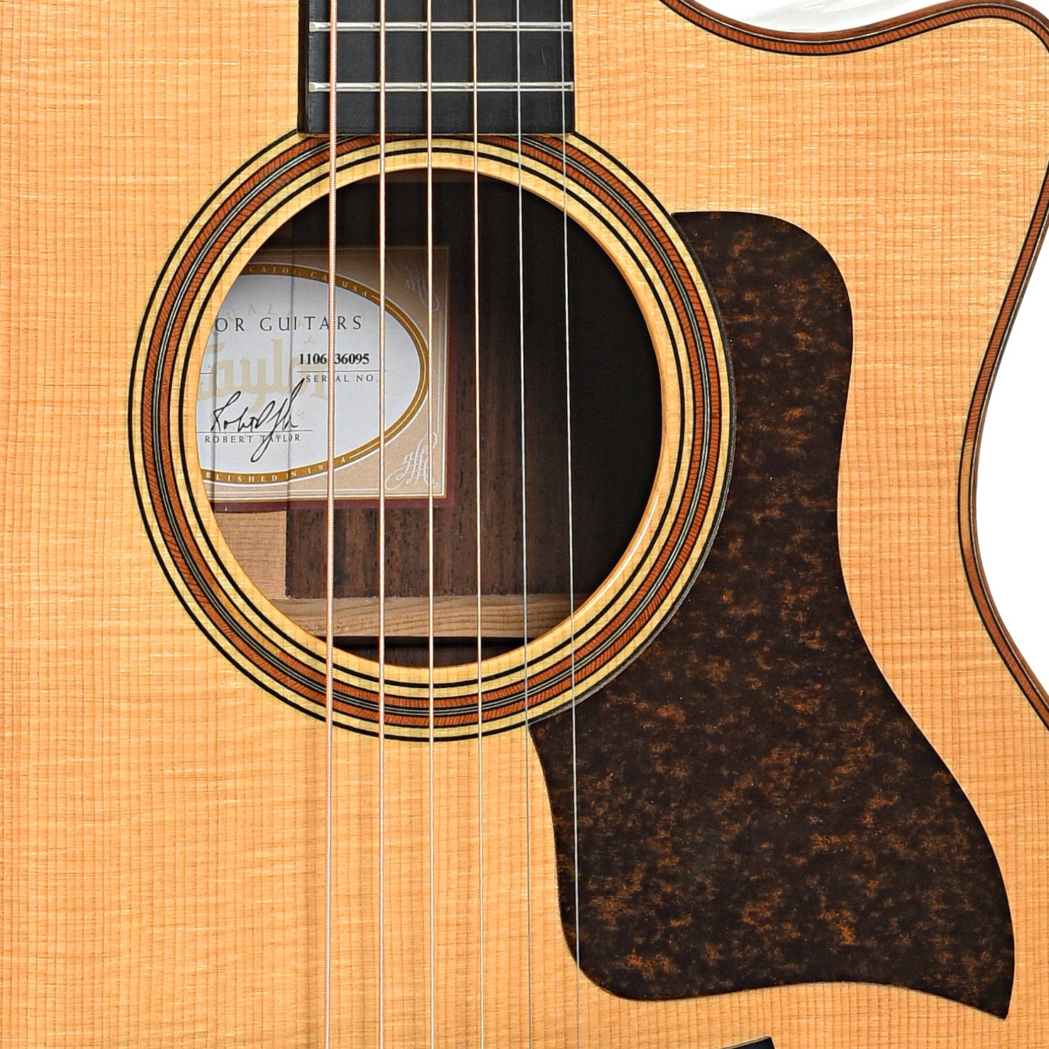 Sound hole of Taylor 714ce Acoustic Guitar (2016)