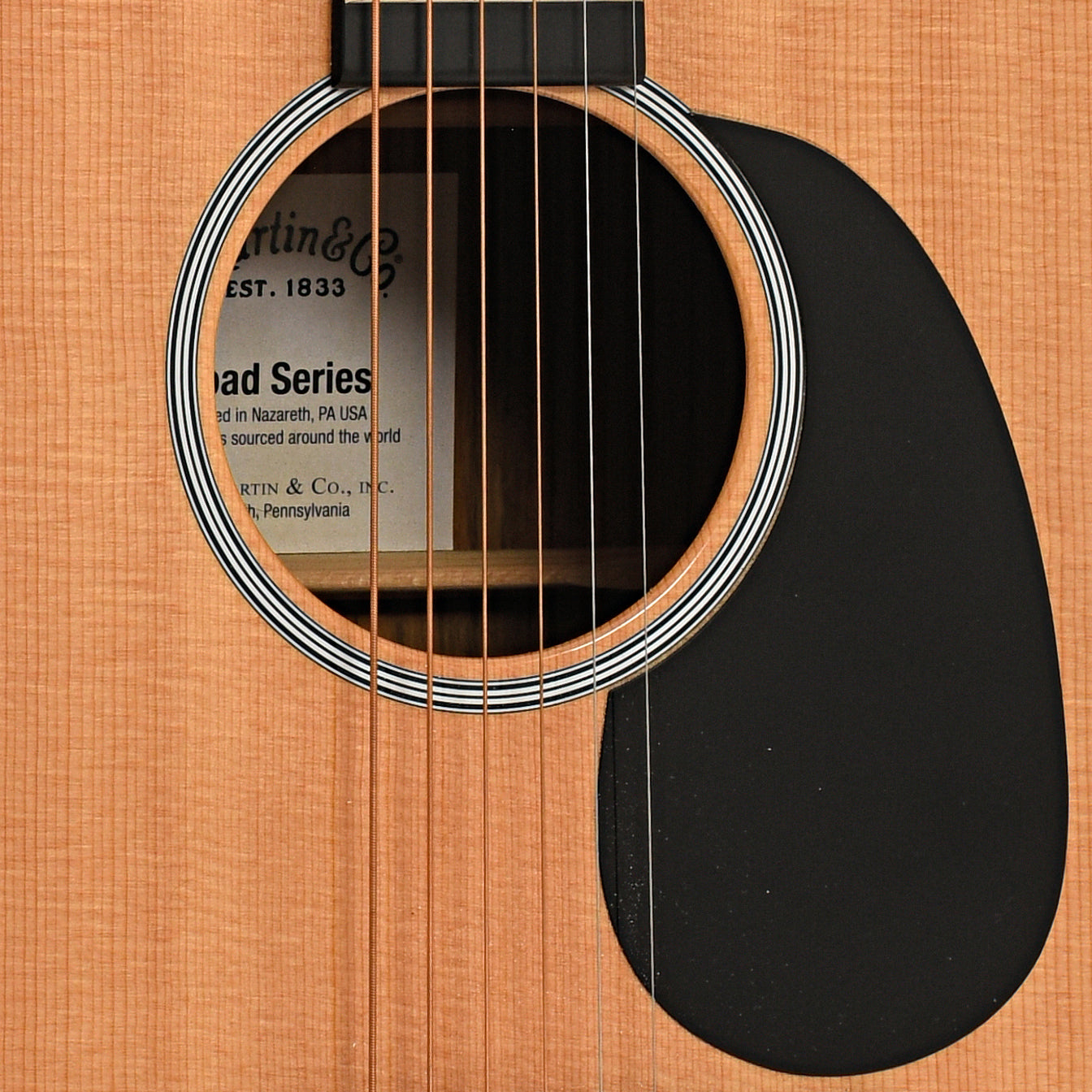 Sound hole of Martin GPCRSG