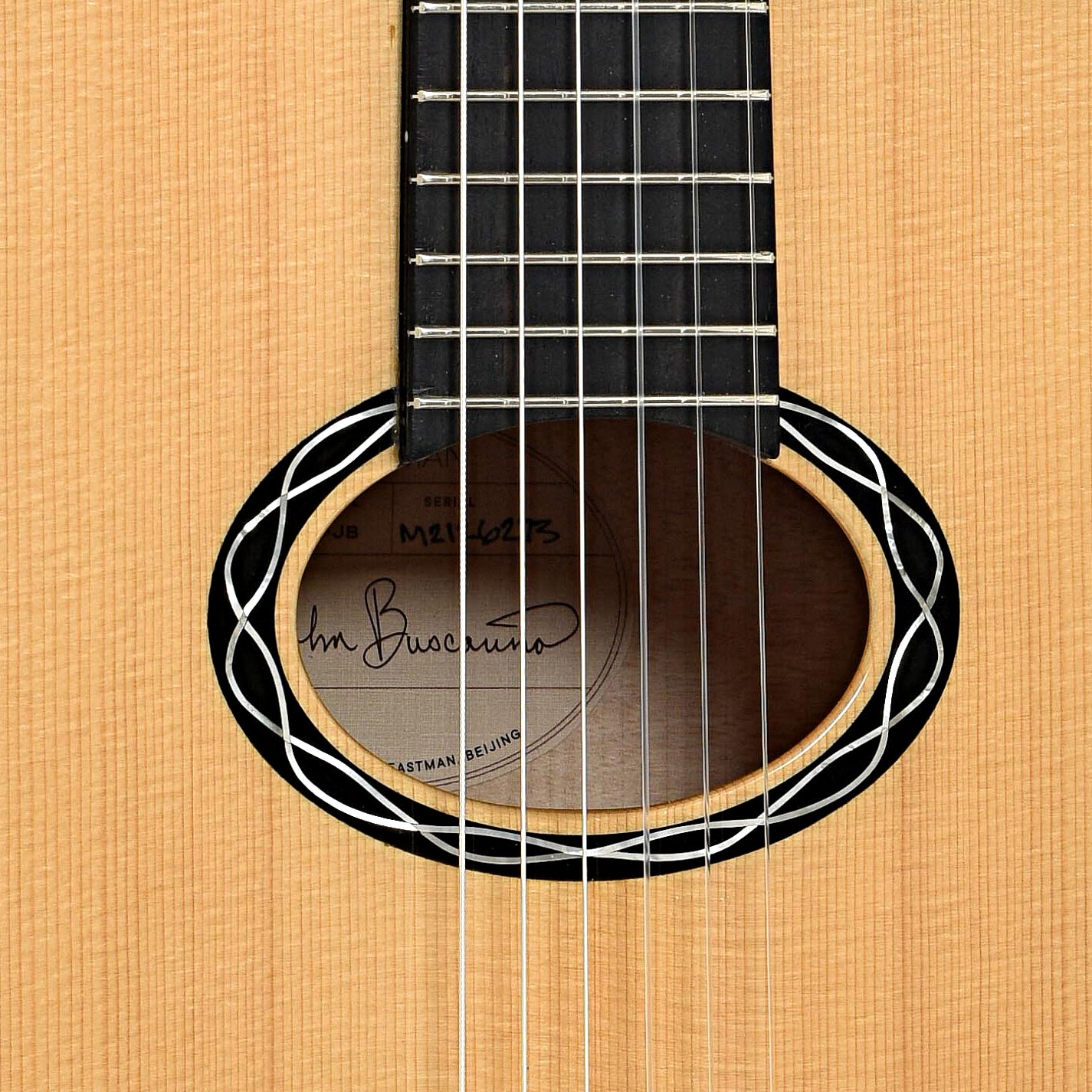 Sound hole of Eastman JB-Cabaret John Buscarino (2021)