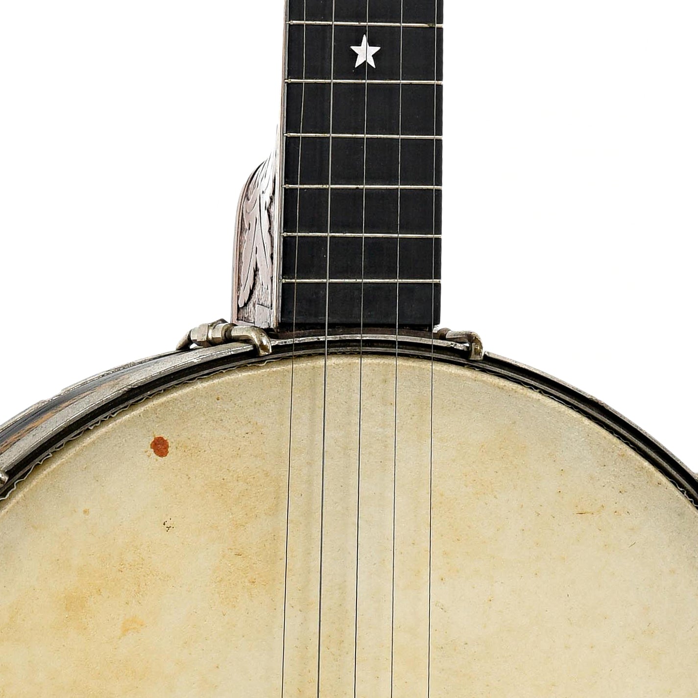 Front Neck joint of Regal Open Back Banjo