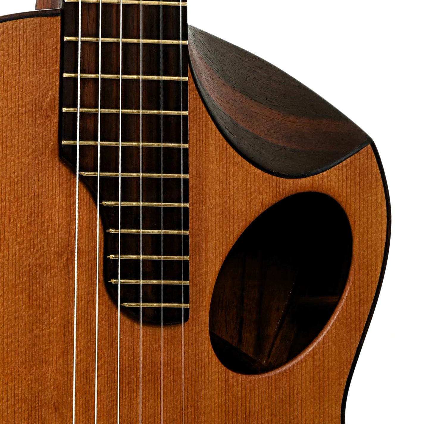 Soundhole of D'Estrepagny Concert Classical Guitar