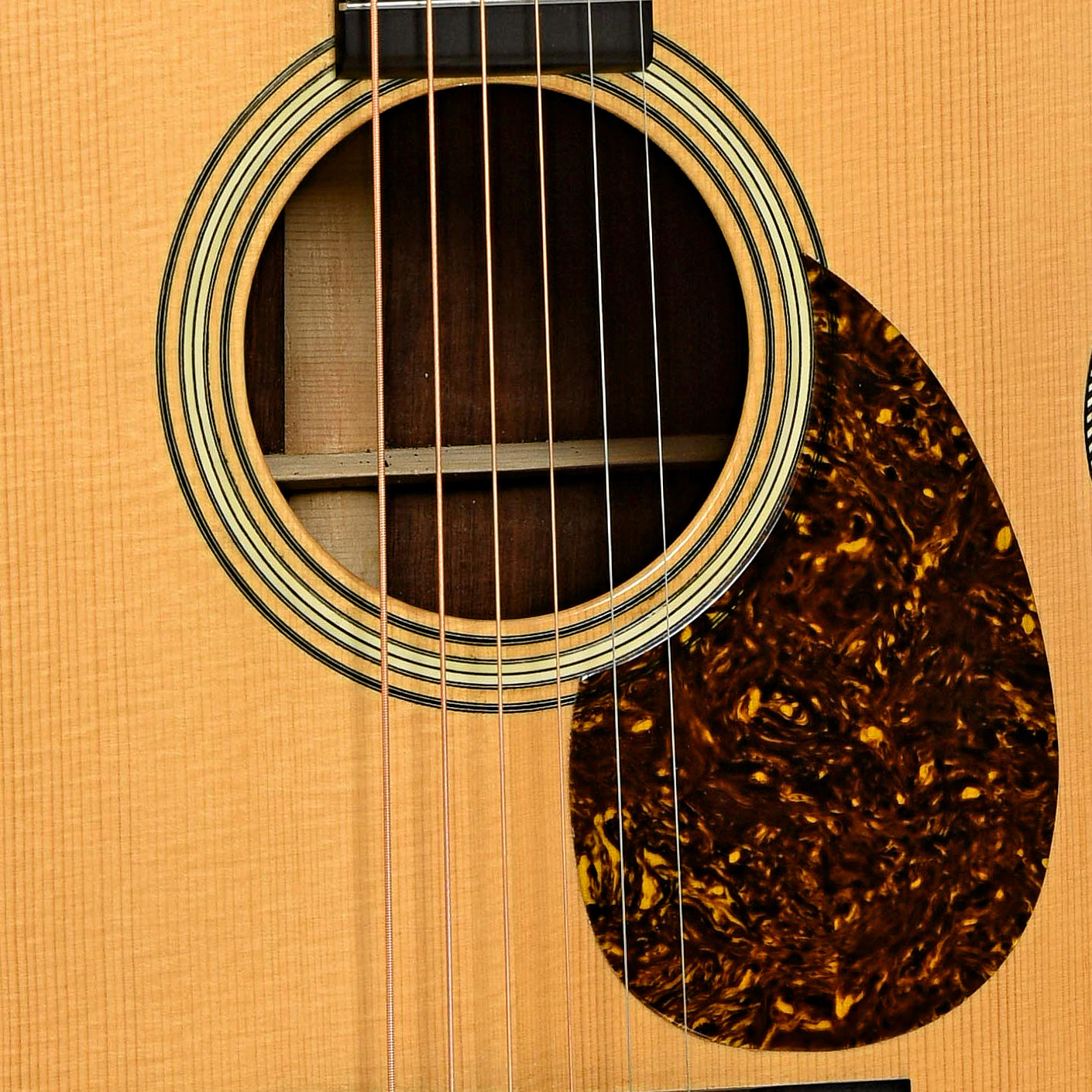 Soundhole of Konkoly KOM-28 Acoustic Guitar