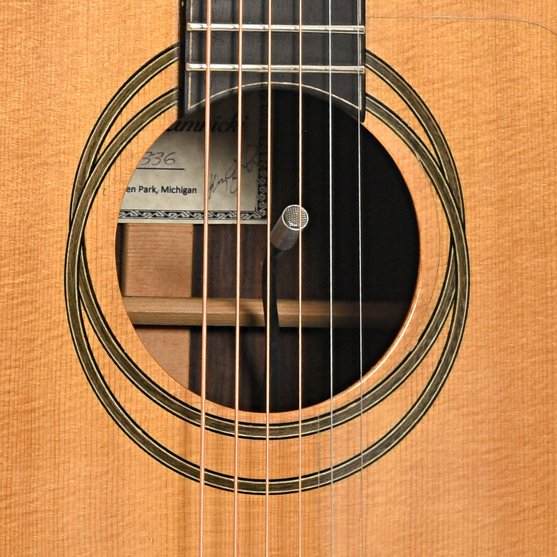 Soundhole of Zimnicki Acoustic Guitar