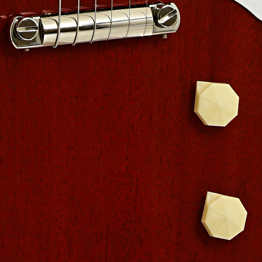 Bridge and controls of Epiphone USA Coronet Electric Guitar