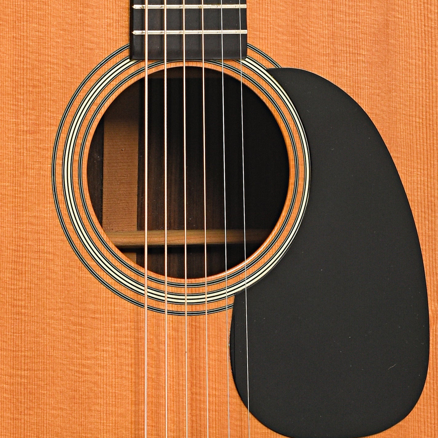 Sound hole of Martin D-28 Acoustic Guitar (1979)