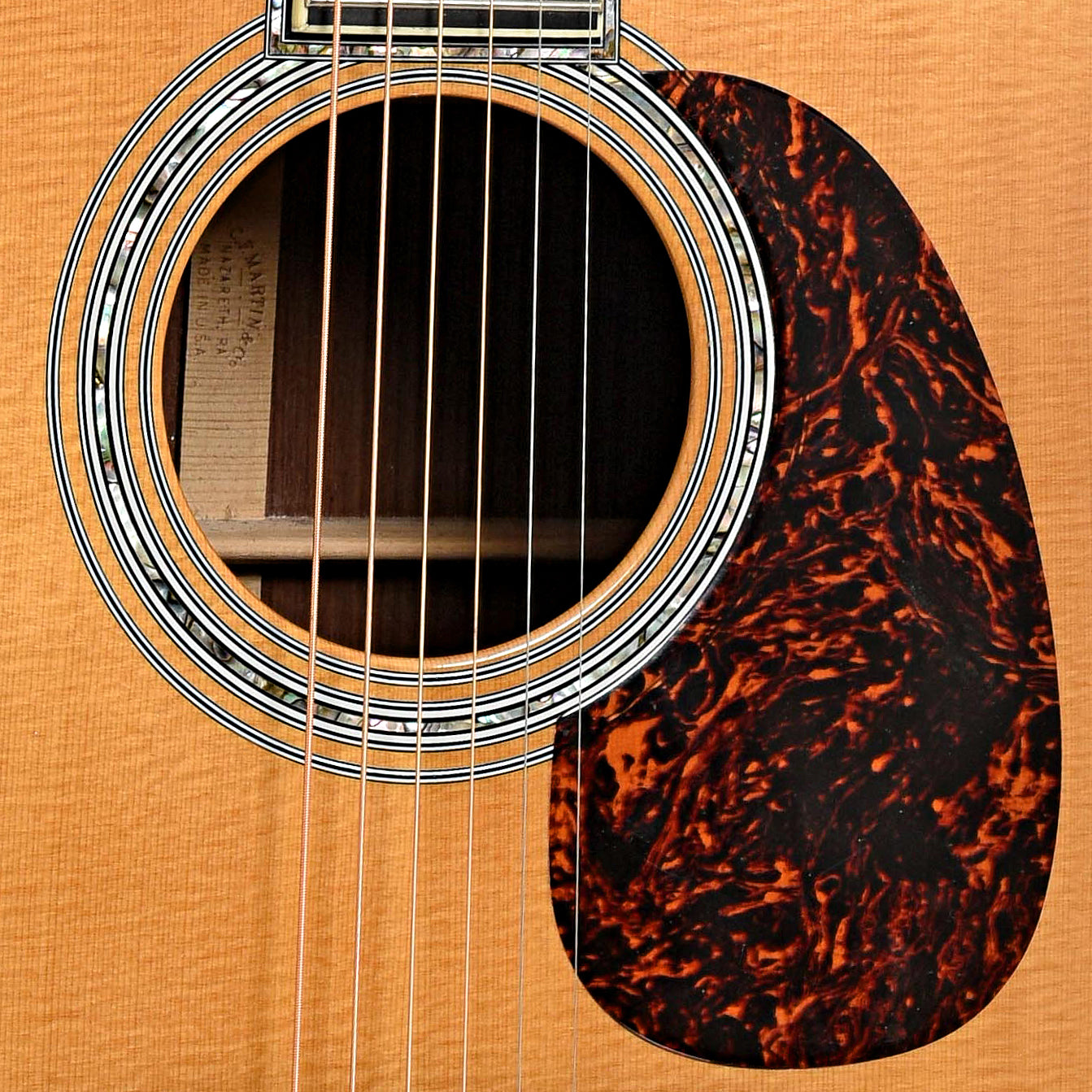 Soundhole of Martin D-45V