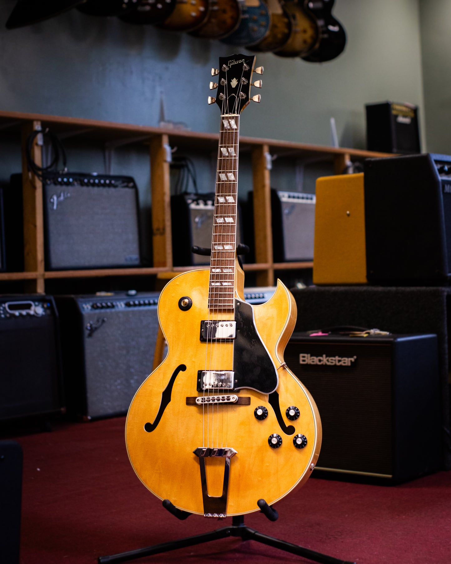 Showroom photo of Front of Gibson ES-175D Hollowbody Electric Guitar