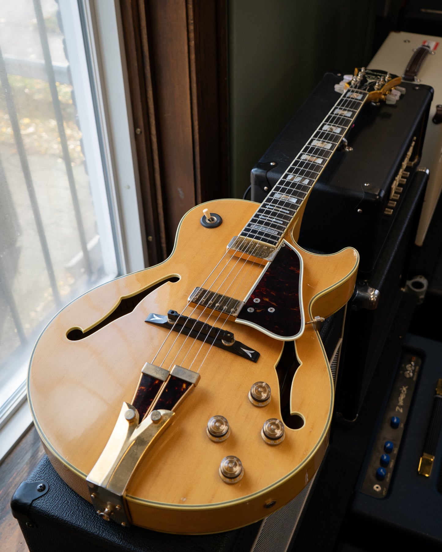 Showroom photo of Ibanez GB-10 Hollowbody Electric Guitar (1979)