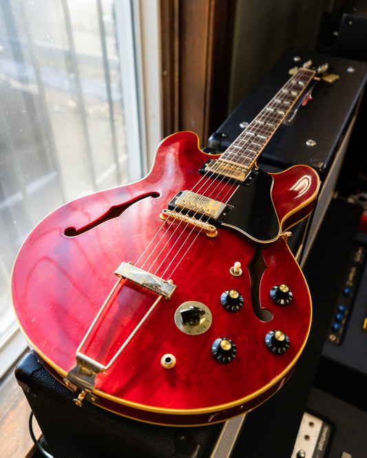 Showroom photo of front of Gibson ES-345 TDC Hollowbody Electric Guitar