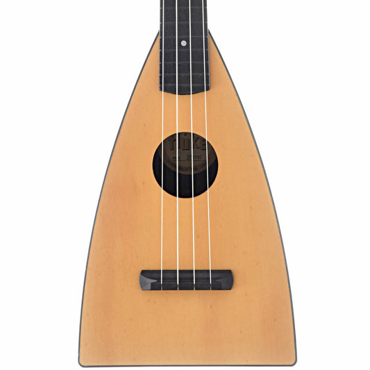 Front of MAGIC FLUKE COMPANY FLUKE UKULELE, CONCERT, NATURAL FINISH